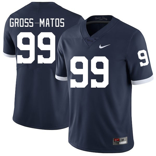 Penn State Nittany Lions #99 Yetur Gross-Matos College Football Jerseys Stitched Sale-Retro